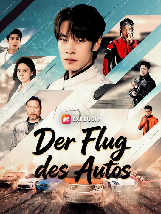 Poster Der Flug des Autos