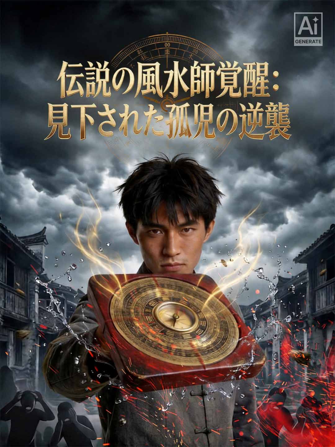 Poster 風水少年、村中を見返す