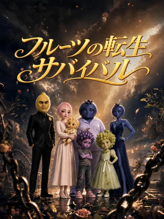 Poster フルーツの転生サバイバル