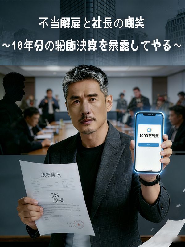 Poster 不当解雇と社長の嘲笑～10年分の粉飾決算を暴露してやる～