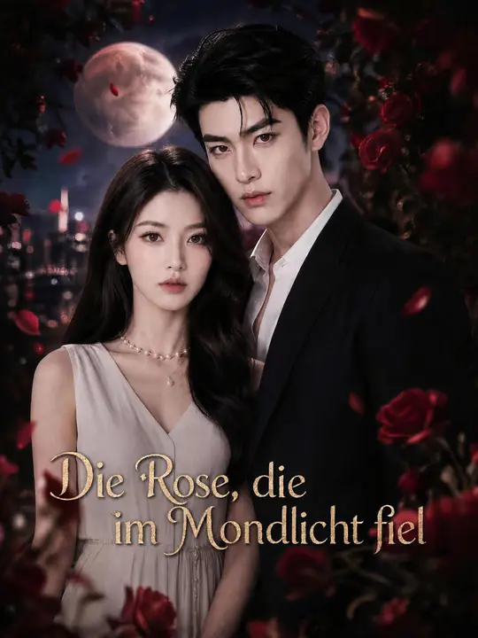 Die Rose, die im Mondlicht fiel