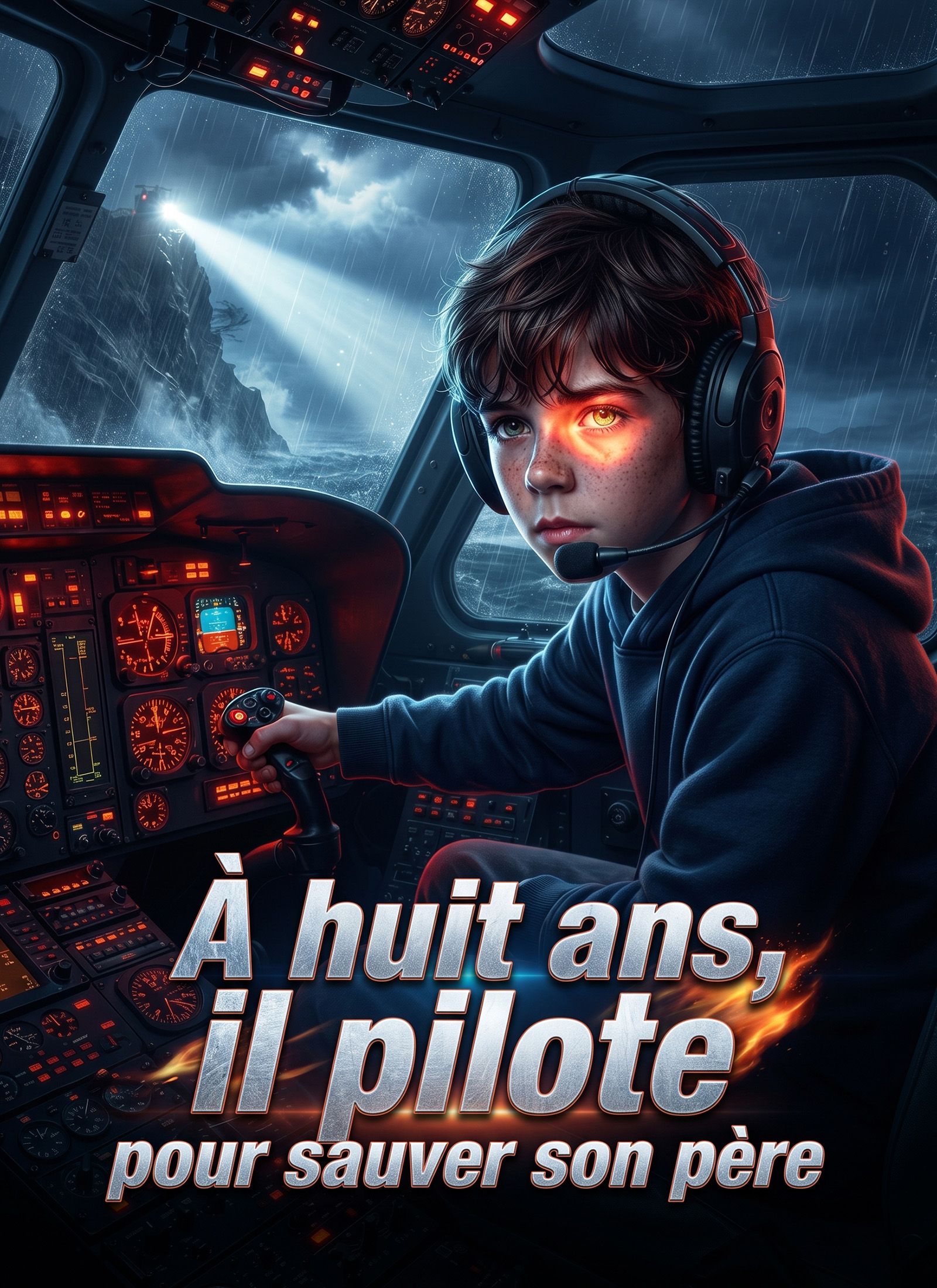 [Doublé]À huit ans, il pilote pour sauver son père