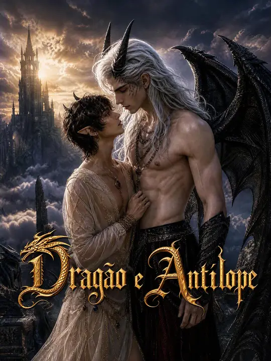Poster Dragão e Antílope