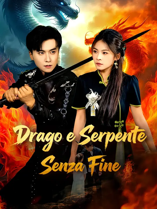 Poster Drago e Serpente Senza Fine
