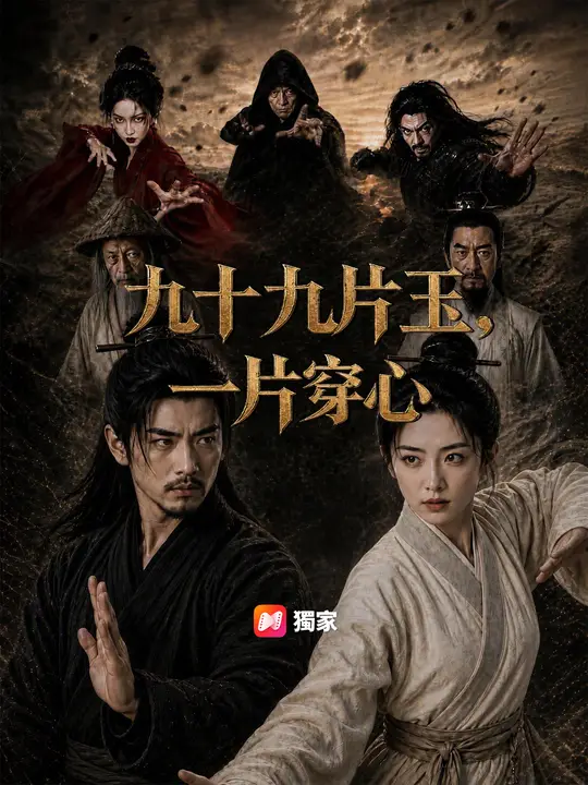 Poster 九十九片玉，一片穿心