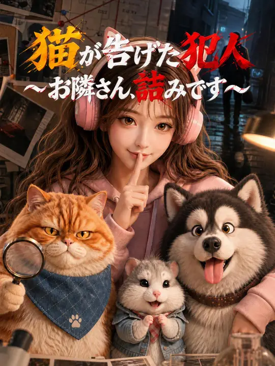 Poster 猫が告げた犯人～お隣さん、詰みです～