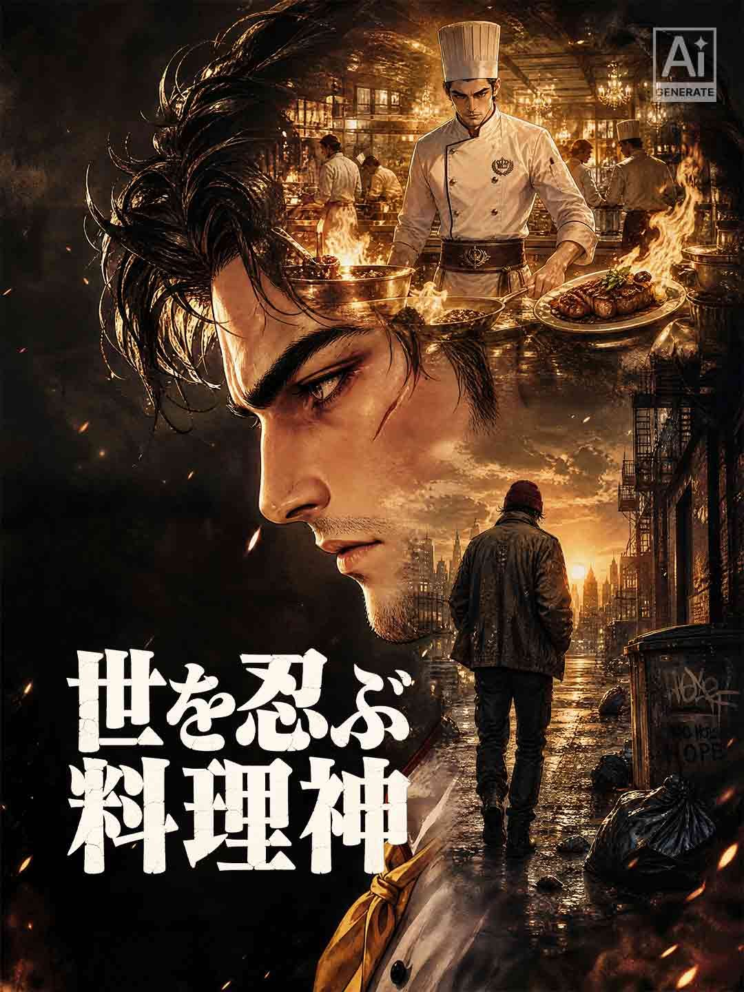 Poster 世を忍ぶ料理神
