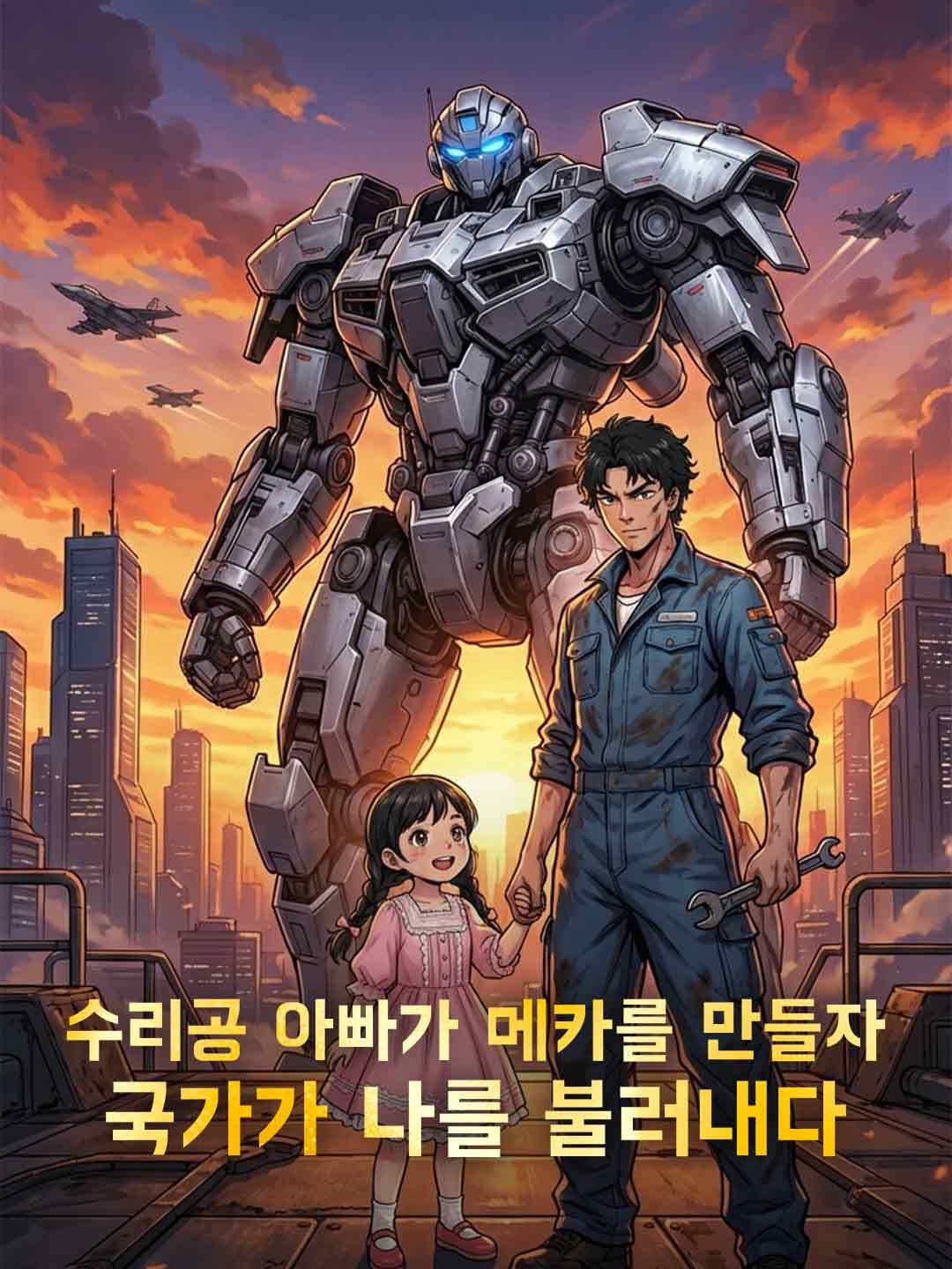 Poster 수리공 아빠가 메카를 만들자 국가가 나를 불러내다