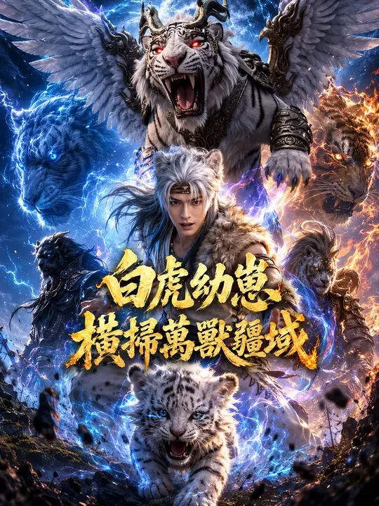 Poster 白虎幼崽橫掃萬獸疆域