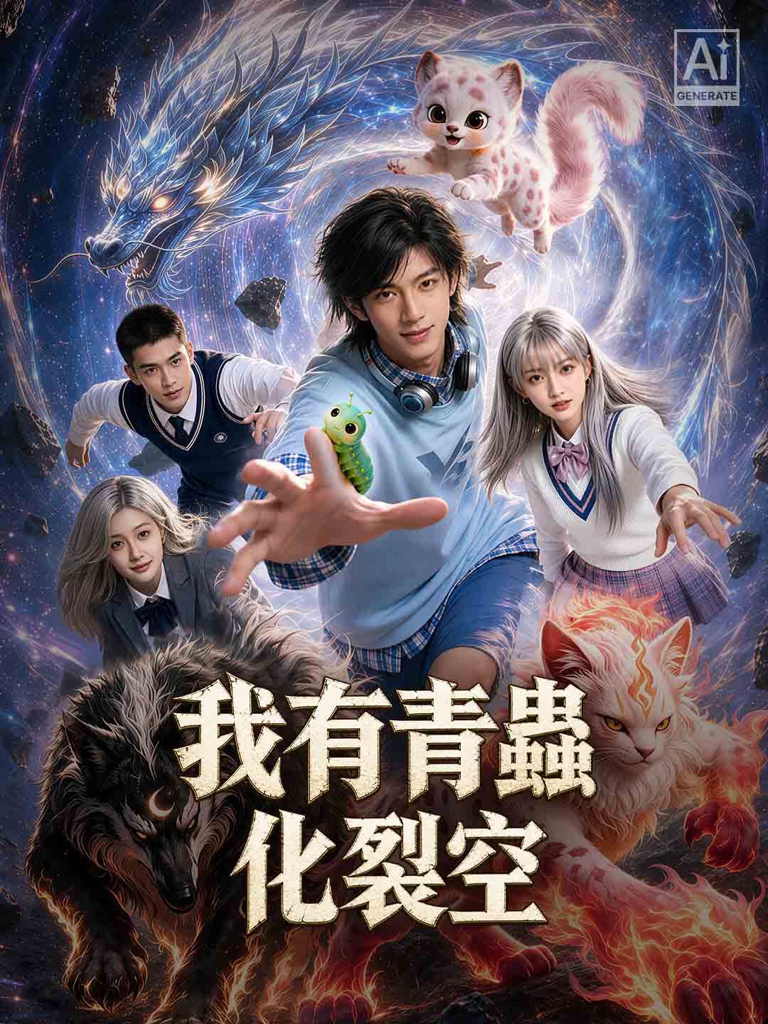Poster 我有青蟲化裂空