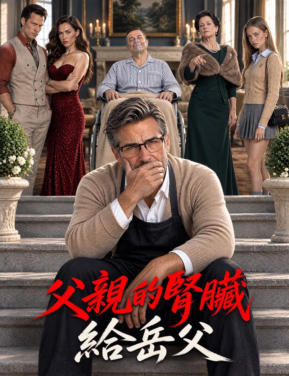 父親的腎臟給岳父