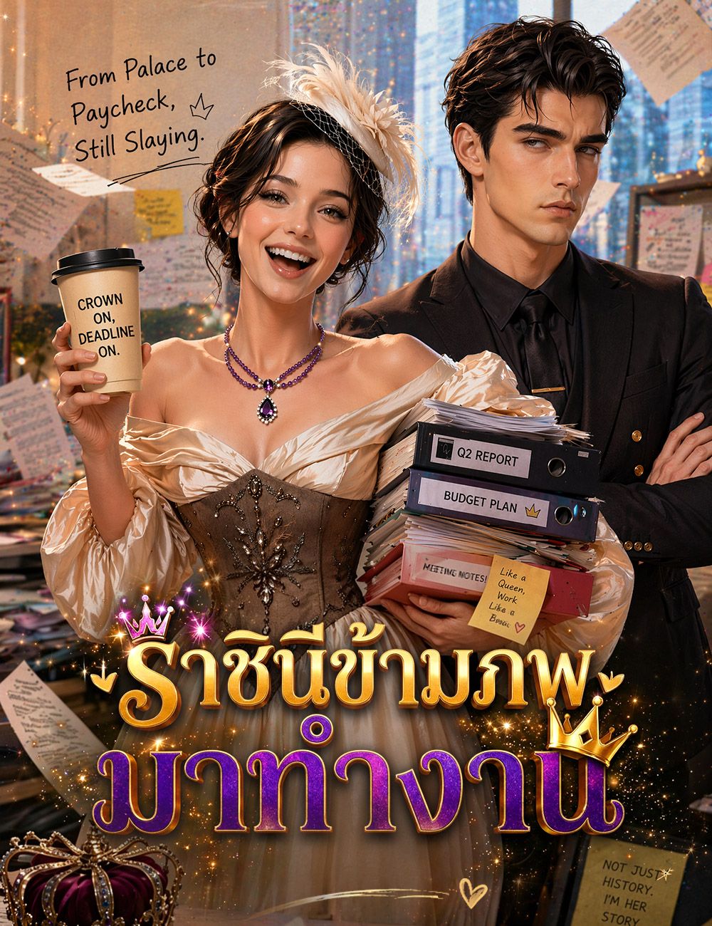 Poster ราชินีข้ามภพมาทำงาน