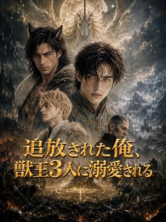 Poster 追放された俺、獣王3人に溺愛される