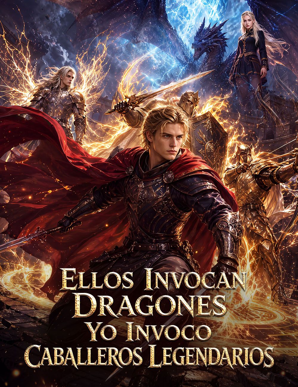 Ellos invocan dragones, yo invoco caballeros legendarios(Doblado)