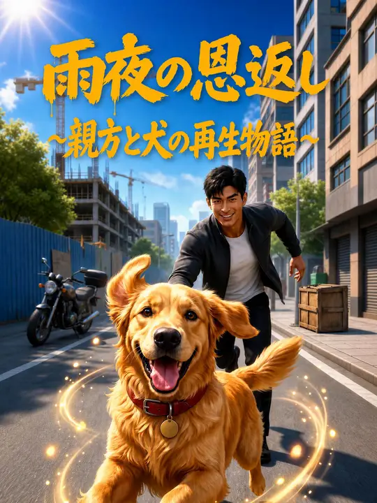 Poster 雨夜の恩返し～親方と犬の再生物語～