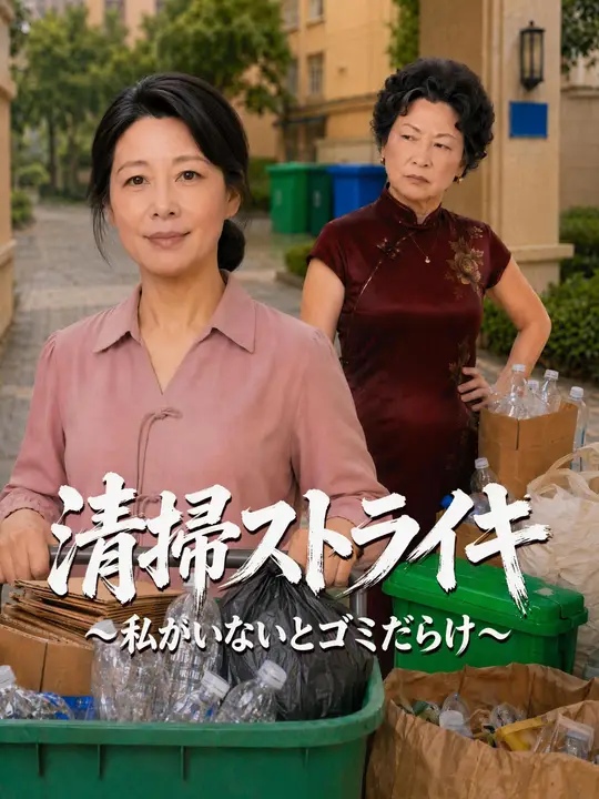 Poster 清掃ストライキ～私がいないとゴミだらけ～