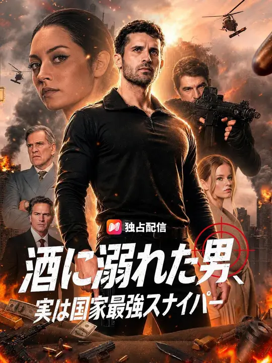 Poster t(吹き替え) 酒に溺れた男、実は国家最強スナイパー