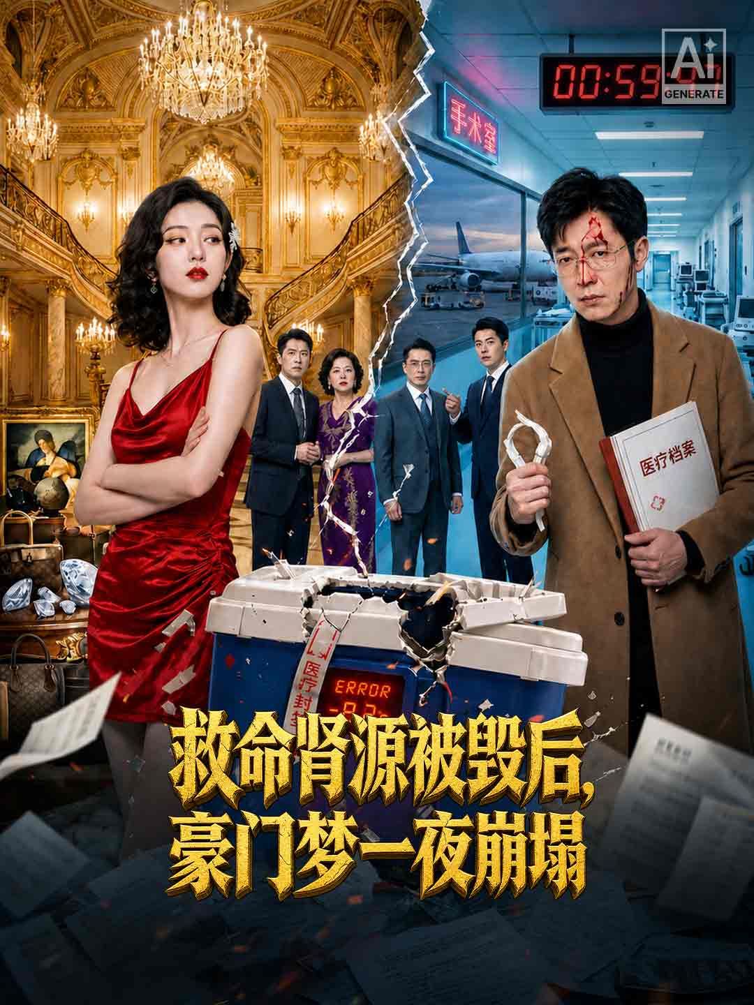 救命肾源被毁后，豪门梦一夜崩塌