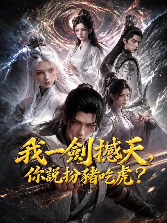 Poster 我一劍撼天，你說扮豬吃虎？
