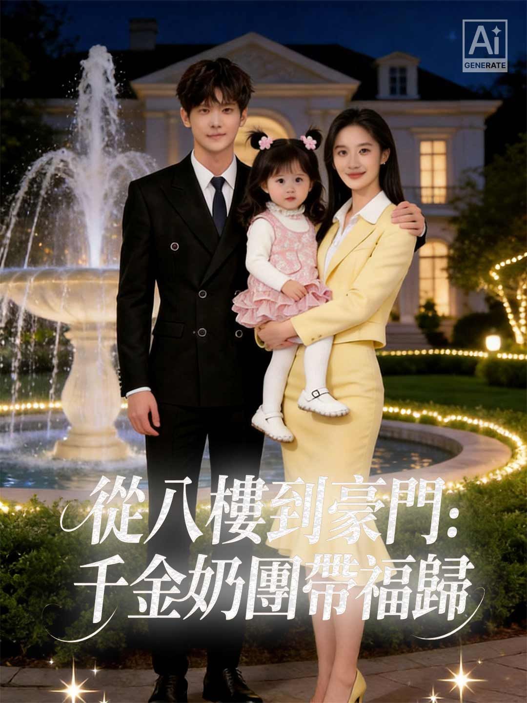 Poster 從八樓到豪門：千金奶團帶福歸