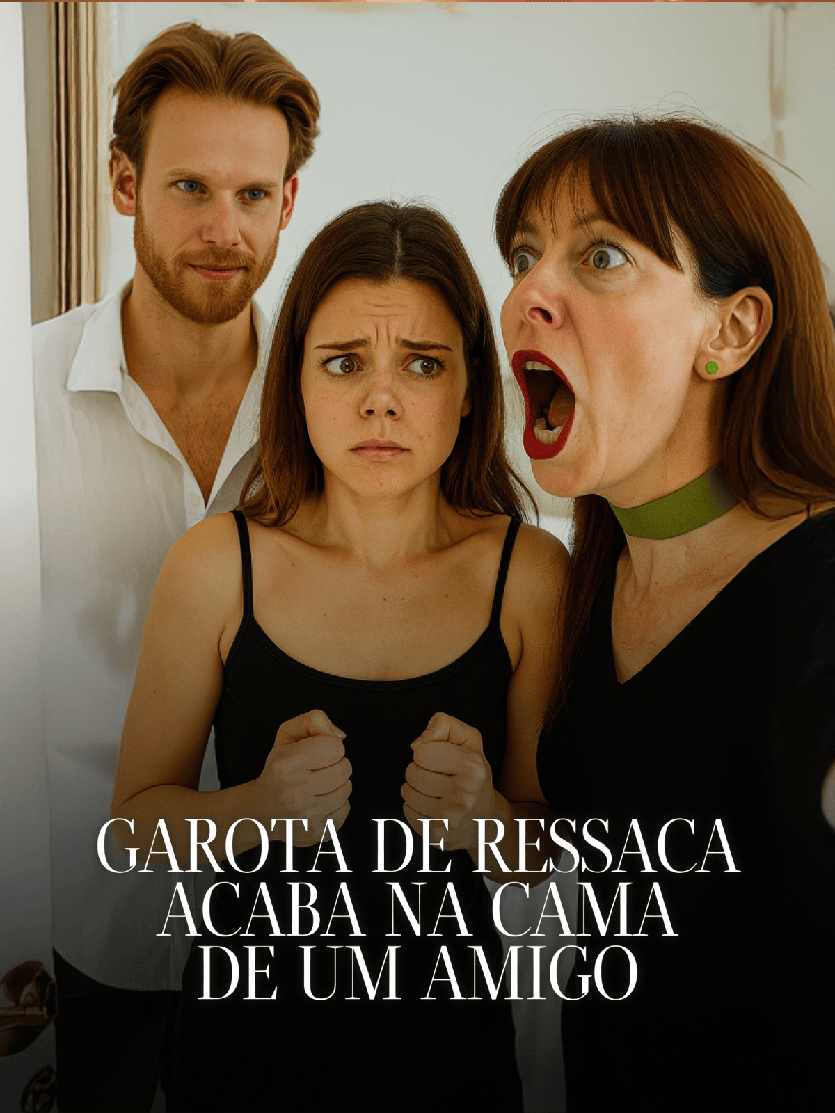 Garota de ressaca acaba na cama de um amigo