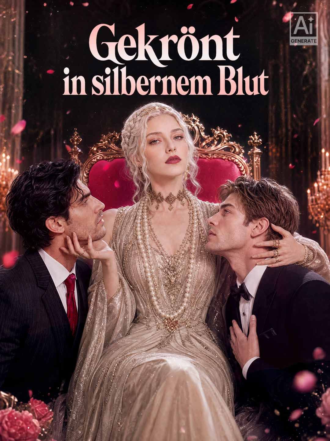 Poster Gekrönt in silbernem Blut