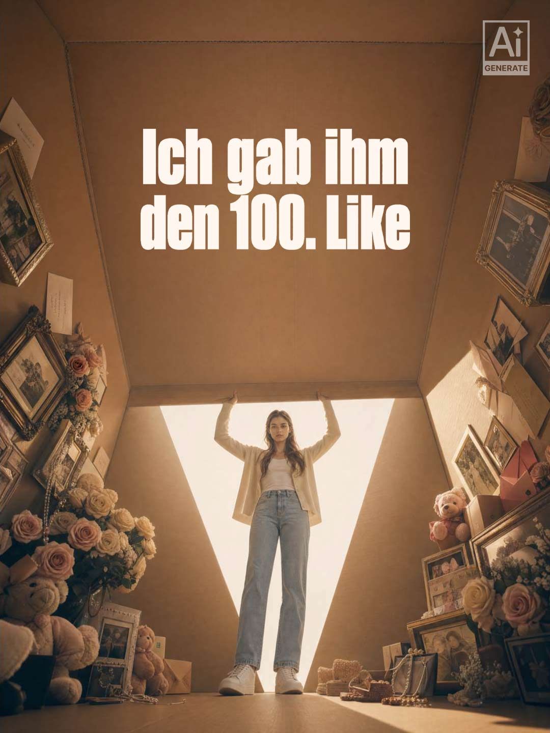 Ich gab ihm den 100. Like