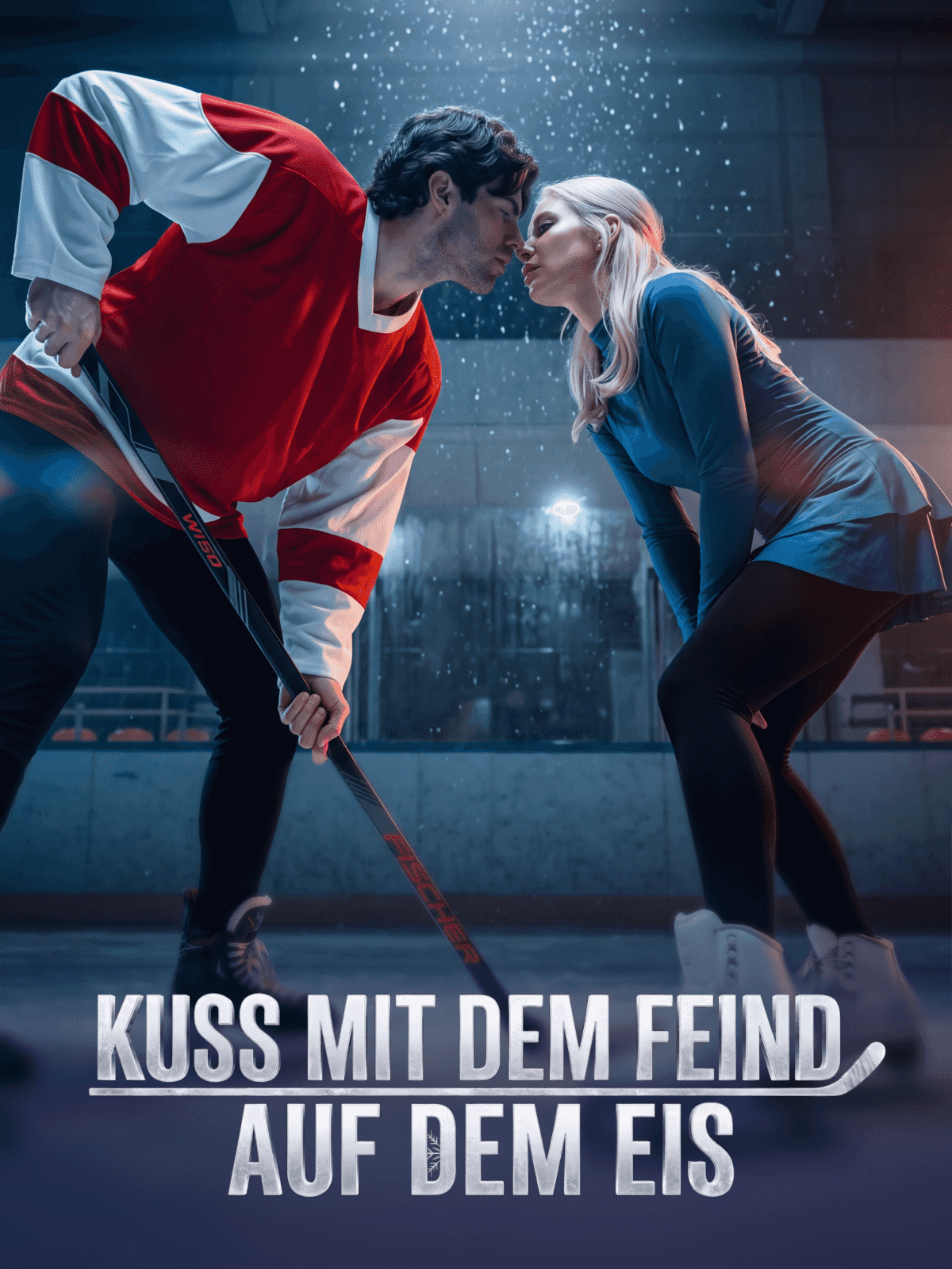 Kuss mit dem Feind auf dem Eis