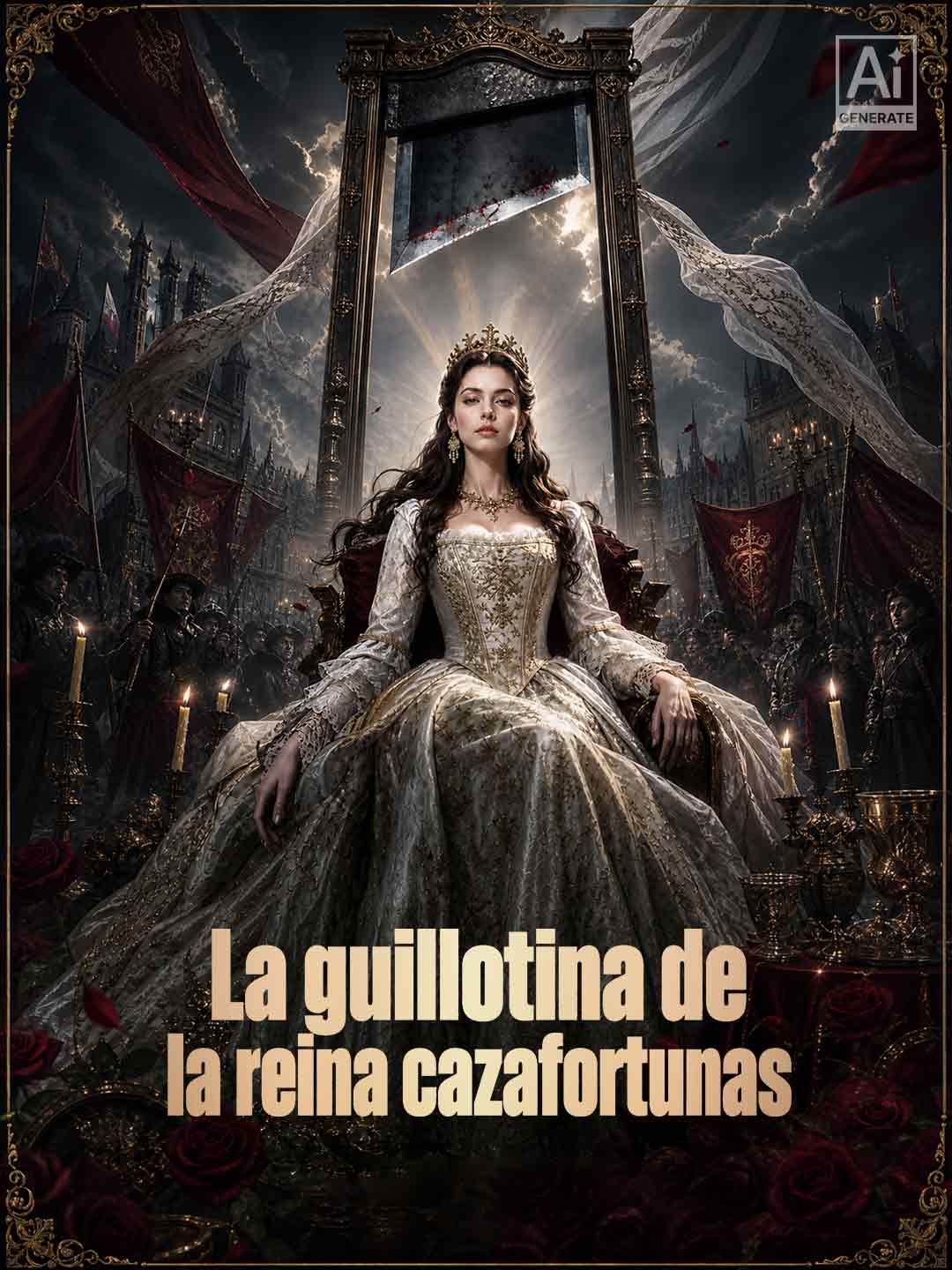 La guillotina de la reina cazafortunas