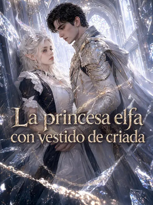 La princesa elfa con vestido de criada​