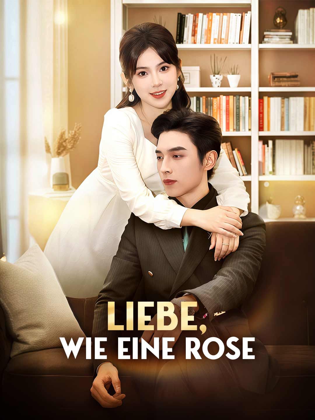 Poster Liebe, wie eine Rose