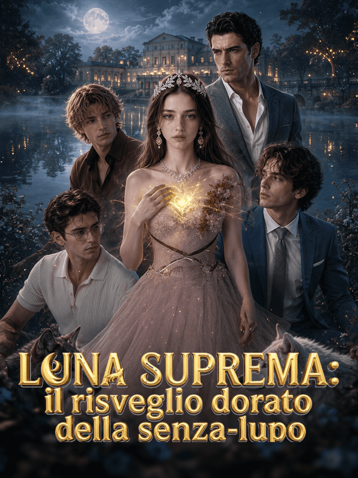 Luna suprema: il risveglio dorato della senza-lupo
