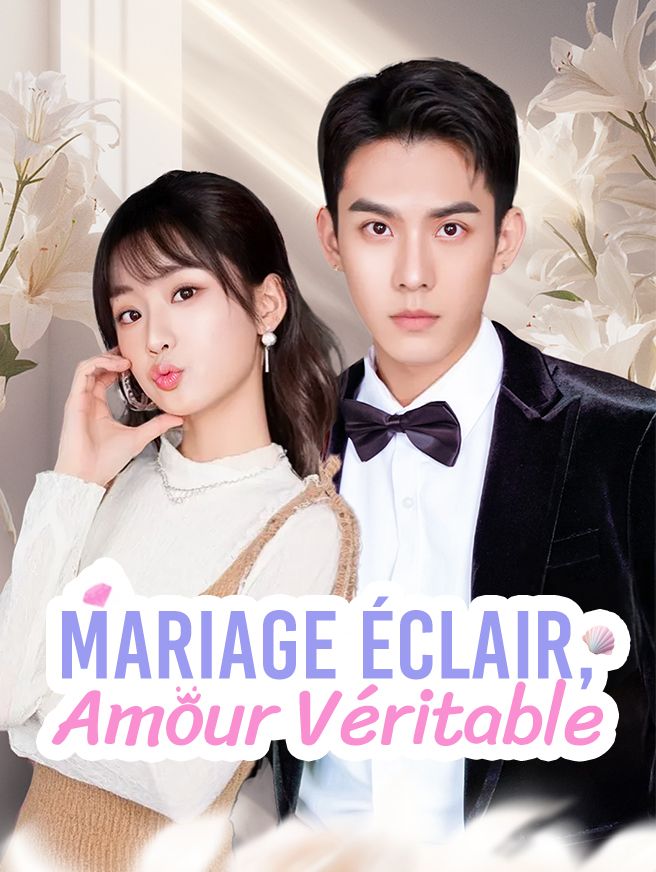 Poster Mariage Éclair, Amour Véritable