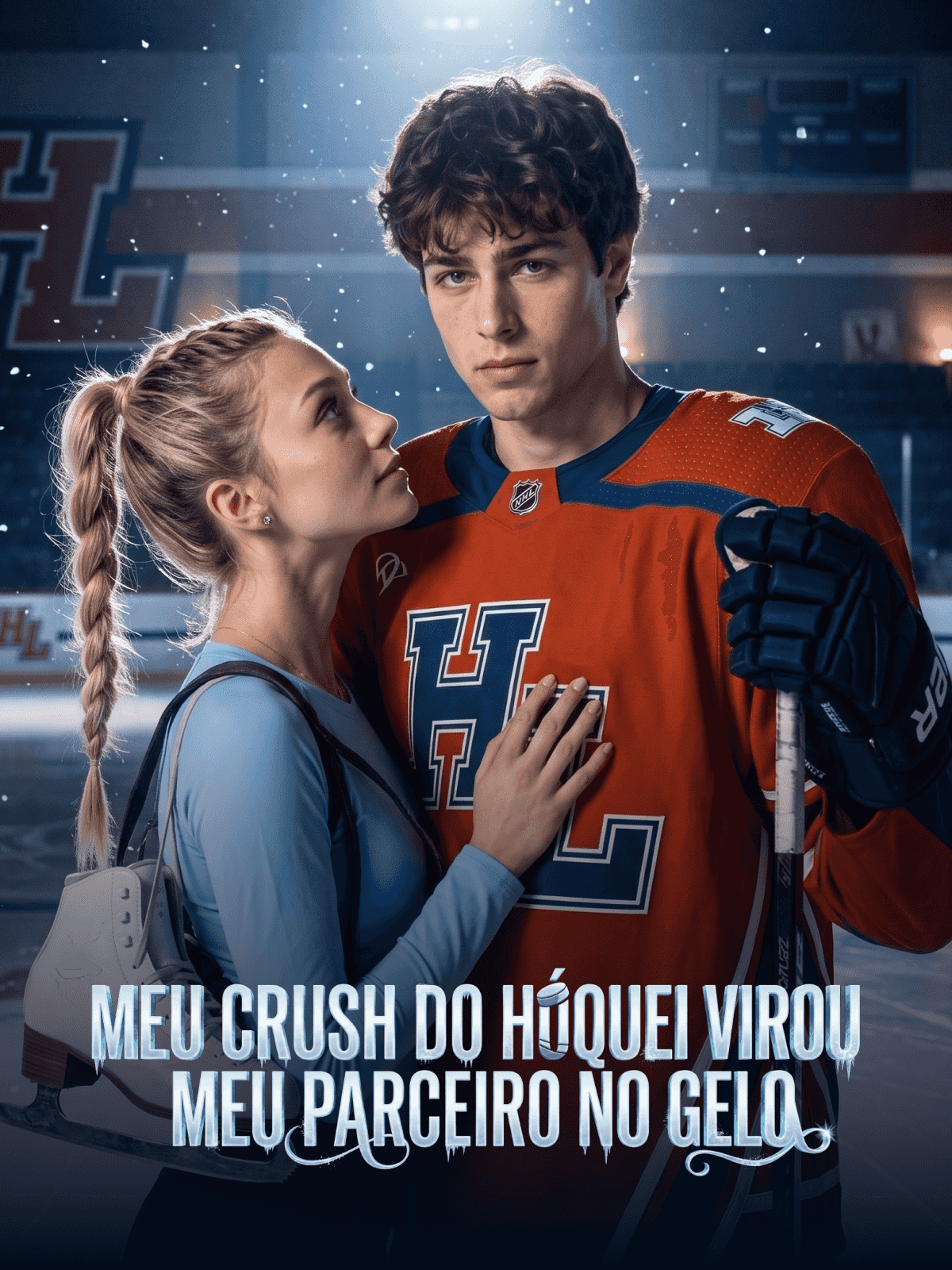 Meu crush do hóquei virou meu parceiro no gelo