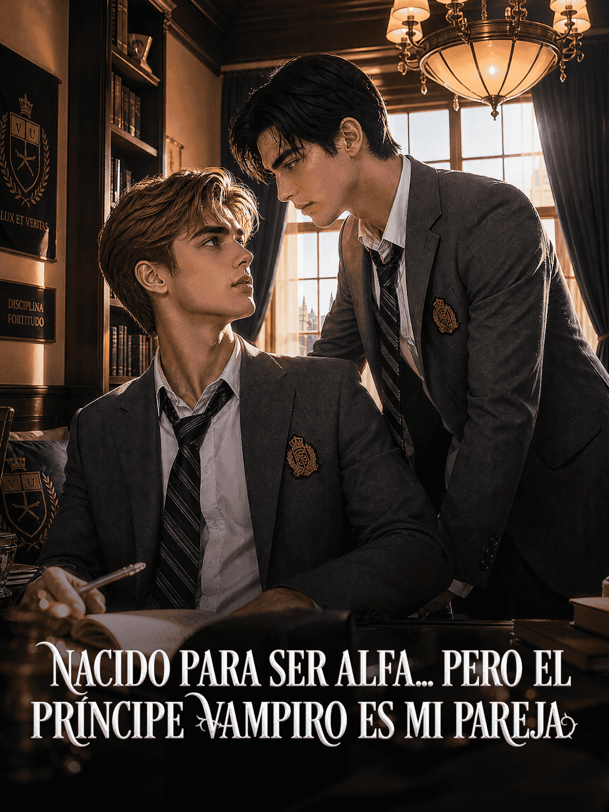 Nacido para ser Alfa… pero el Príncipe Vampiro es mi pareja