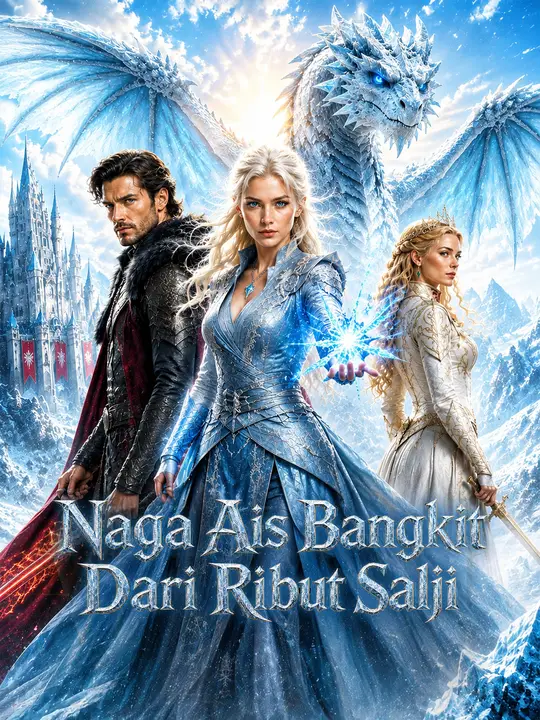 Naga Ais Bangkit Dari Ribut Salji
