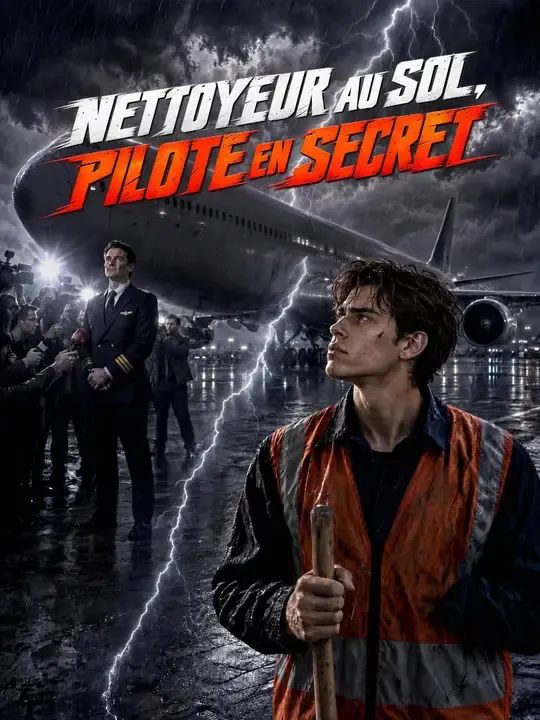 NETTOYEUR AU SOL, PILOTE EN SECRET