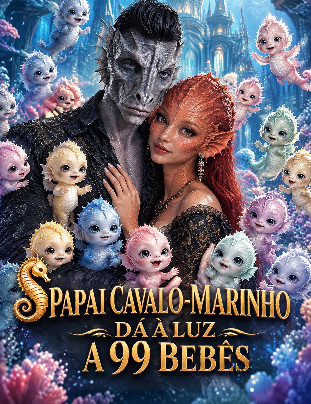 Papai Cavalo-Marinho Dá à Luz a 99 Bebês[dublado]
