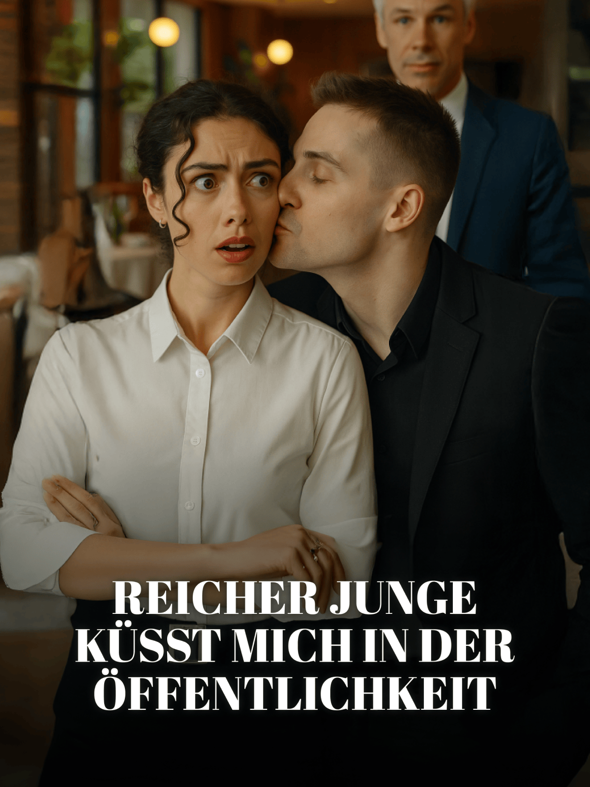 Reicher Junge küsst mich in der Öffentlichkeit