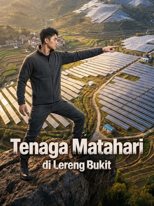 Tenaga Matahari di Lereng Bukit
