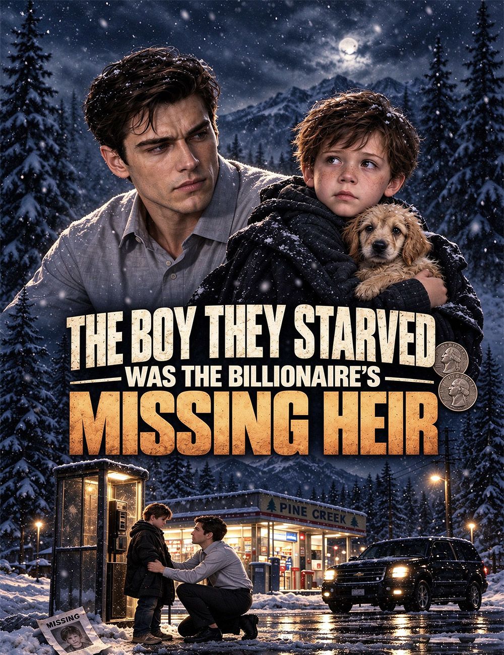 The Boy They Starved Was the Billionaire's Missing Heir