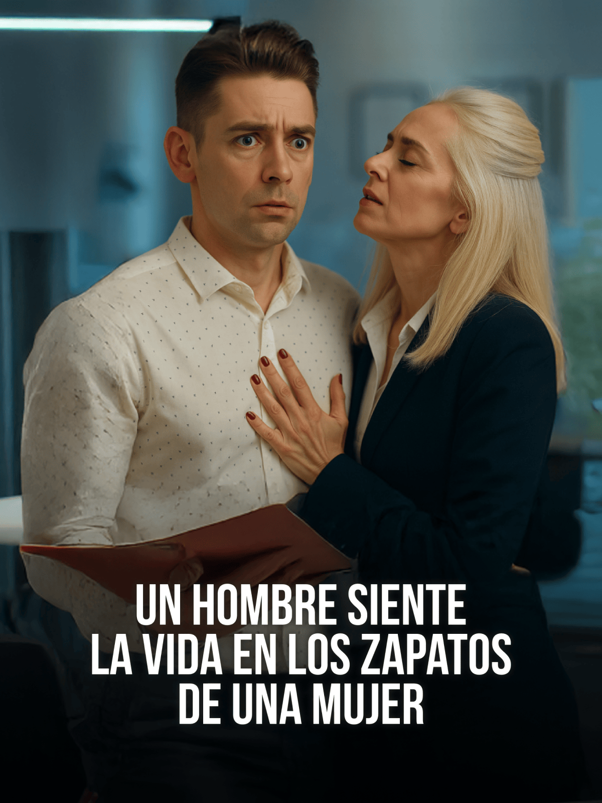 Un hombre siente la vida en los zapatos de una mujer